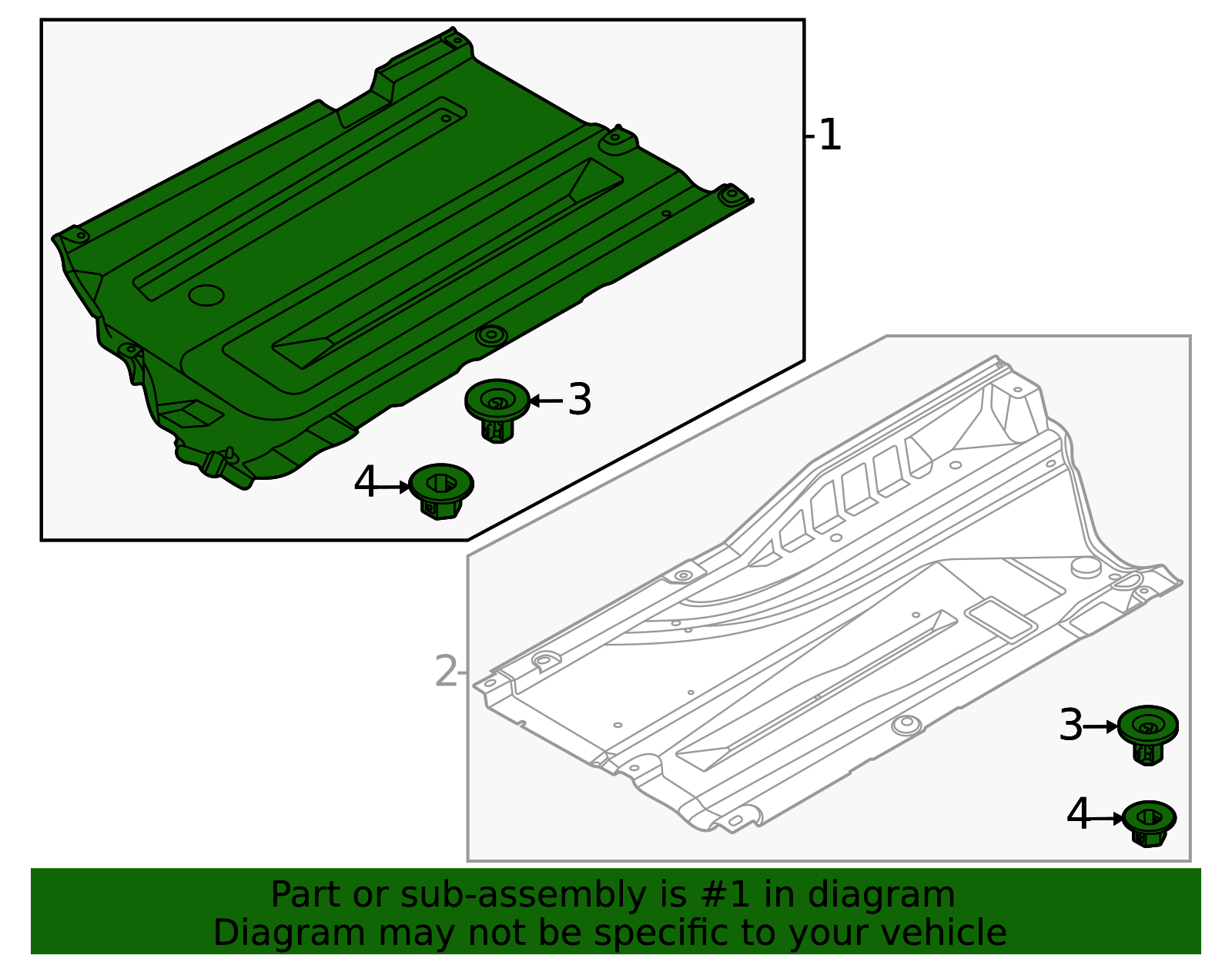 84227-L1000 - Under Cover 2021-2026 Kia K5 | Kia.Parts Store