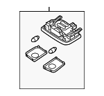 928001R0008M - Body: Map Lamp Assembly for Hyundai Image