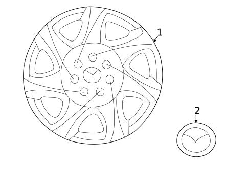 Covers & Trim for 2002 Mazda Protege5 #0