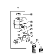 4723394 - Brakes: Master Cylinder Reservoir Pin for Mopar Image