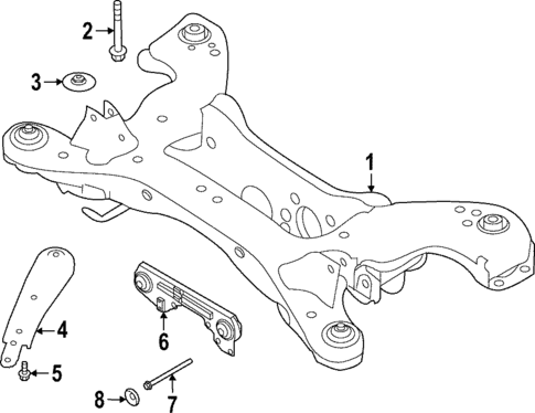 Suspension Mounting for 2024 INFINITI QX55 #0