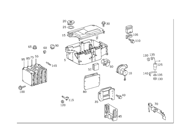 1295458640 - : Bracket for Mercedes-Benz Image