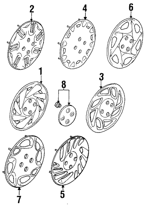 Covers & Trim for 1999 Saturn SC1 #0