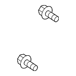 90016AA604 - Brakes: Disc Brake Caliper Pin Bolt for Scion: iM, iQ, tC, xA, xB, xD | Toyota: Avalon, C-HR, Camry, Celica, Corolla, Corolla Cross, Corolla iM, Echo, Highlander, Matrix, Mirai, MR2, MR2 Spyder, Prius, Prius AWD-e, Prius C, Prius Plug-In, Prius Prime, Prius V, RAV4, Sienna, Supra, Venza, Yaris Image