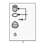 L32114300A9U - Engine: Oil Filter for Mazda: 3, 5, 6, CX-7 Image