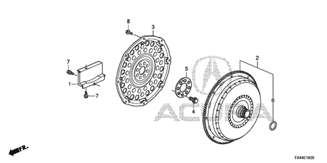 Torque Converter for 2017 Acura RDX #0