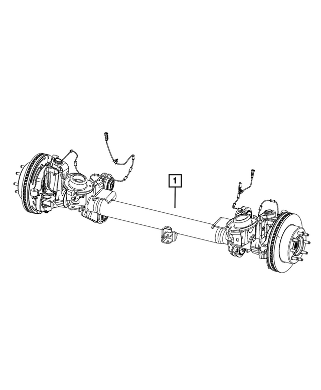 « 68545192AA –  : Avant Complet Ensemble D'essieu pour Mopar Image »