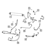 52124131AB - : Power Steering Return Hose for Mopar Image