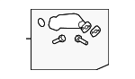19420303 - : Part# 19420303 Driver Side 3-Way Catalytic Converter with Flanges, Gasket, Studs, and Seal #23229313 for Buick: Enclave | Chevrolet: Traverse | GMC: Acadia, Acadia Limited Image