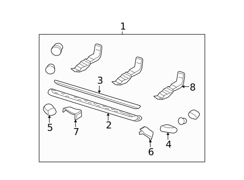 Running Board for 2001 Ford Explorer Sport Trac #0