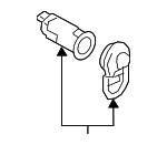 253315RL0B - Body: Power Outlet for Nissan: Kicks, Kicks Play, Versa Image