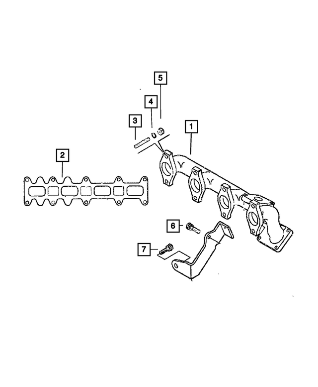 6107062AA - 2.3LTurbo Diesel; Engine: Nut for Mopar Image