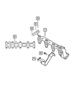 6107062AA - 2.3LTurbo Diesel; Engine: Nut for Fiat: 500L | Jeep: Renegade | Ram: ProMaster 1500, ProMaster 2500, ProMaster 3500, ProMaster EV Image