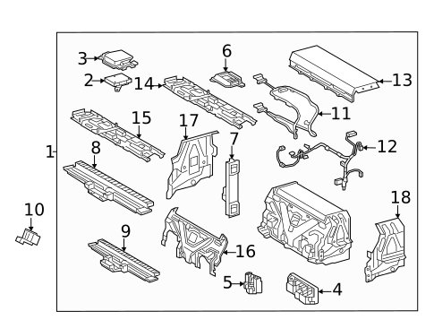 Battery for 2025 Toyota Mirai #0