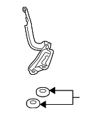 5342060140 - Body: Hinge for Lexus: LX570 Image