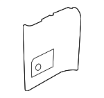 76972EZ10A - Body: Seat Belt Trim for Nissan: TITAN, TITAN XD Image