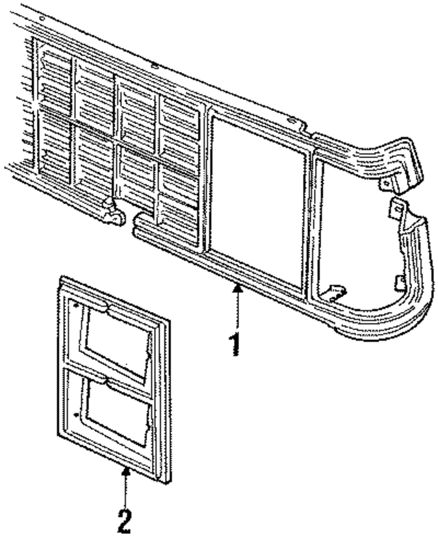 4249565 - Body: Grille for Mopar Image