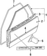8943788341 - : Molding for Isuzu Image