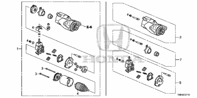 Starter Motor (Mitsuba) for 2021 Honda Odyssey #0