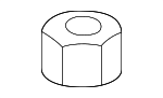 90364SG0004 - Suspension: Top Nut for Honda: Accord, Accord Crosstour, Civic, Civic del Sol, Clarity, CR-V, CR-Z, Crosstour, Fit, Insight, Odyssey, Prelude, S2000 Image