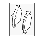 32438068 - Brakes: Brake Pads for Volvo Image