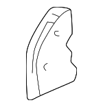 4B0837349A - Body: Lock Cover for Audi Image