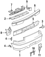 8943668334 - : Reinforcement Mount Bracket for Isuzu Image