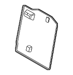 52207499163 - Body: Seat Back Panel for BMW Image