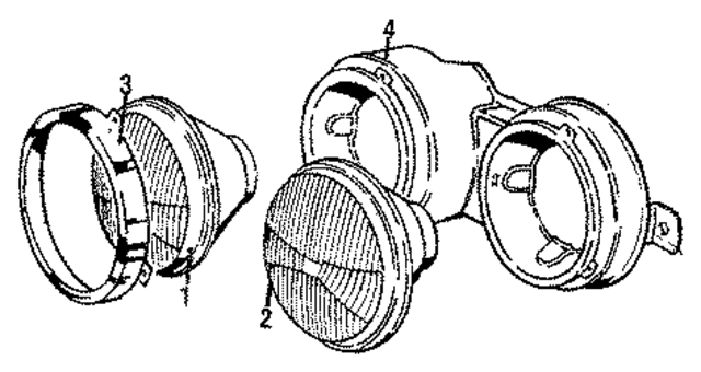63121468226 - Electrical: Sealed Beam for BMW Image