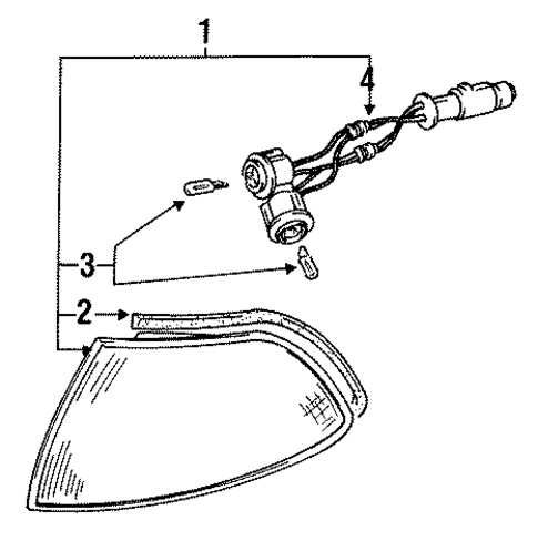 Park Lamps for 1993 Hyundai Excel #0