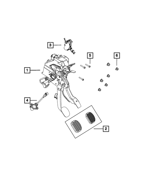 Clutch Pedals for 2018 Jeep Cherokee #0