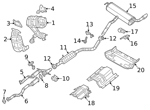 Exhaust Manifold for 2018 Jeep Cherokee #0