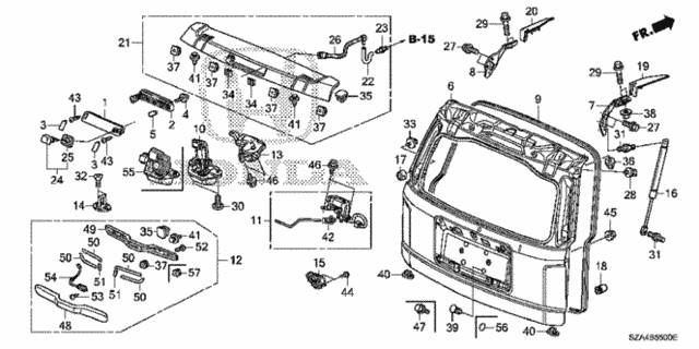 Tailgate for 2015 Honda Pilot #0