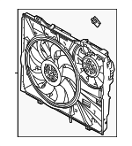 LR146154 - Cooling System: Fan Assembly for Land Rover: Defender 110, Defender 90, Discovery, Range Rover, Range Rover Sport Image