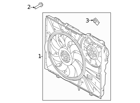 Cooling Fan for 2020 Land Rover Defender 90 #0