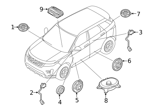 Sound System for 2020 Land Rover Defender 110 #5