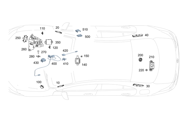 19823909 - Special Equipment: Protective Cap for Mercedes-Benz: 180A, 220a, A220, A35 AMG, CLA250, CLA35 AMG, CLA45 AMG, CLA45 AMG S, GLE350, GLE450, GLE450e, GLE53 AMG, GLE580, GLE63 AMG S, S450, S550e, S63 AMG, S65 AMG Image image