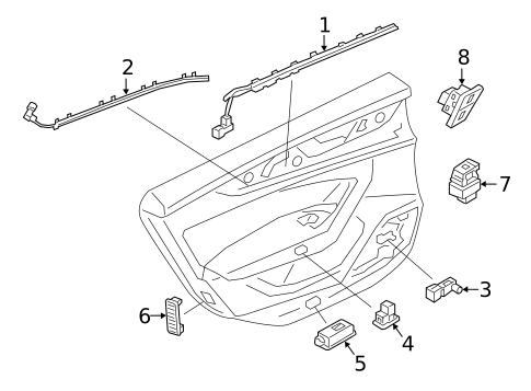 Rear Door for 2021 Audi RS6 Avant #2