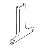 51438202611 - Body: Center Pillar Trim for BMW: 525i, 528i, 530i, 540i, M5 Image