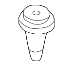 51438189311 - Body: Windshield Pillar Trim Clip for BMW: 318ti, 525i, 528i, 530i, 540i, 745i, 745Li, 750i, 750Li, 760i, 760Li, Alpina B7, M5 Image