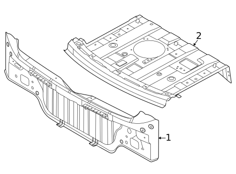 Rear Body for 2021 Kia K5 #0