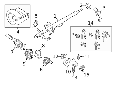 Switches, Solenoids & Actuators for 2018 Subaru Forester #0