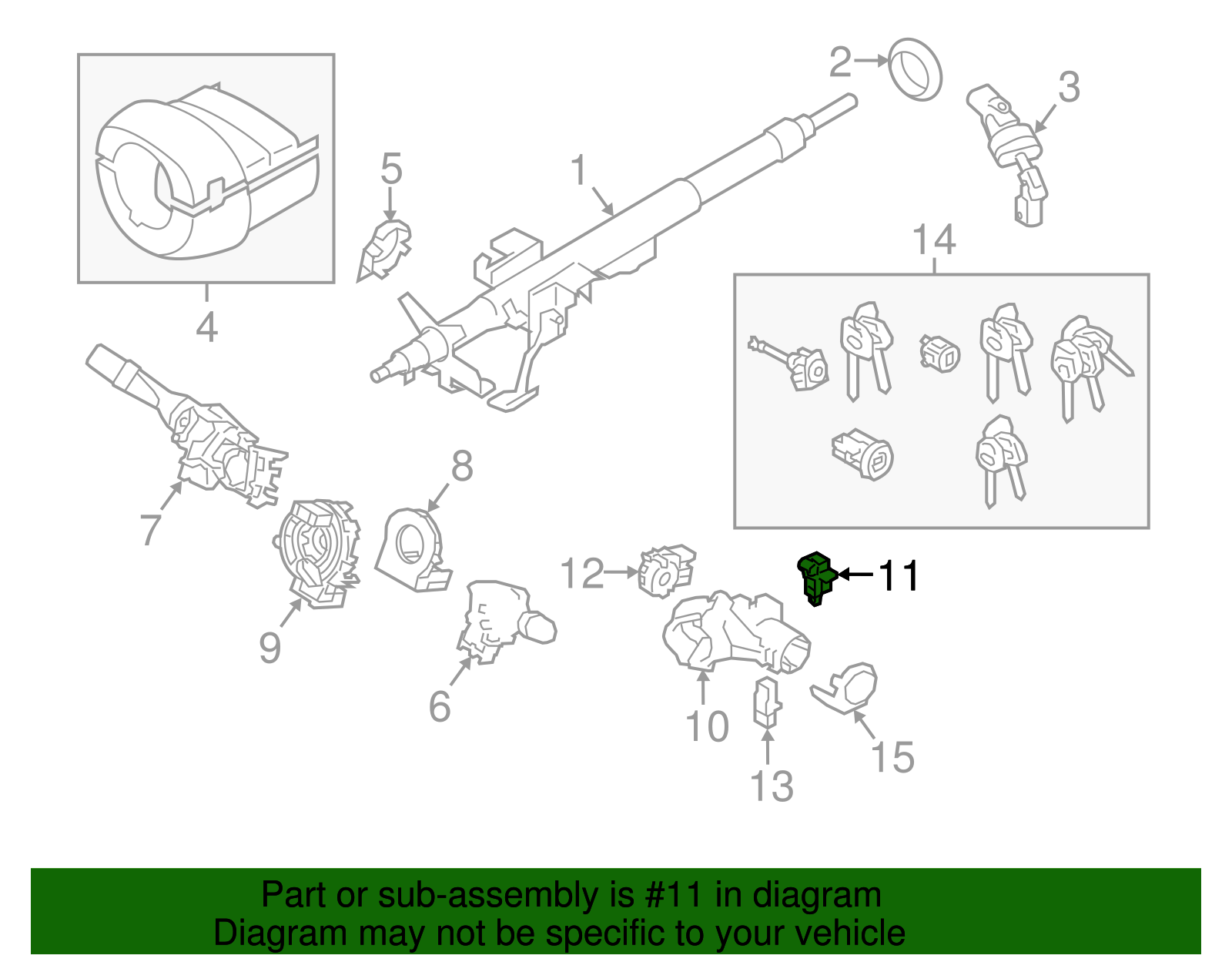 2015 2018 Subaru Shift Interlock Solenoid 35173AJ001 Quick Subaru Parts 2015-2018-subaru-shift-interlock-solenoid-35173aj001-quick-subaru-parts