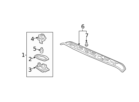 License Lamps for 2006 Acura TSX #0