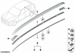 51132990857 - : Roof Molding Left for BMW Image