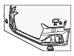 8W6807065QGRU - Body: Bumper Cover for Audi: A5 Quattro, A5 Sportback Image