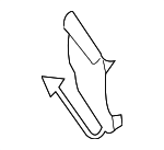 8W6807241CGRU - Body: Tow Eye Cap for Audi: A5 Quattro, A5 Sportback Image