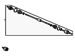 44305T5RA02 - Front Drive Axle: Axle Assembly for Honda: Fit Image