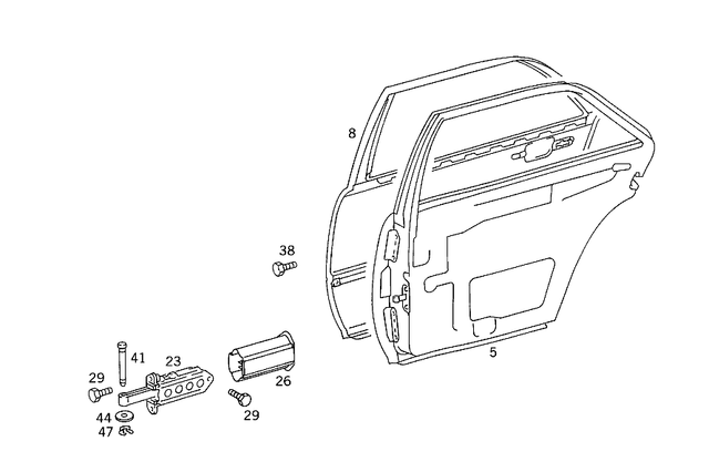 1269900940 - Windows: Washer for Mercedes-Benz: 190, 190D, 190E, 200, 200D, 260E, 280CE, 280E, 280S, 280SE, 280SEL, 300CE, 300D, 300E, 300SE, 300SEL, 300SL, 300TD, 300TE, 380SE, 380SEL, 400E, 500E, 500SL, 560SEC, 560SEL, 600SL, SL320 Image image
