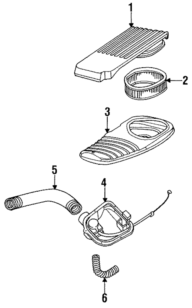 4288899 - Air &amp; Fuel Delivery: Engine Air Filter for Mopar Image